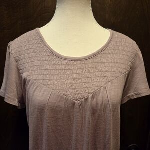 Maurices Light Purple Short Sleeve Knit Top NWT